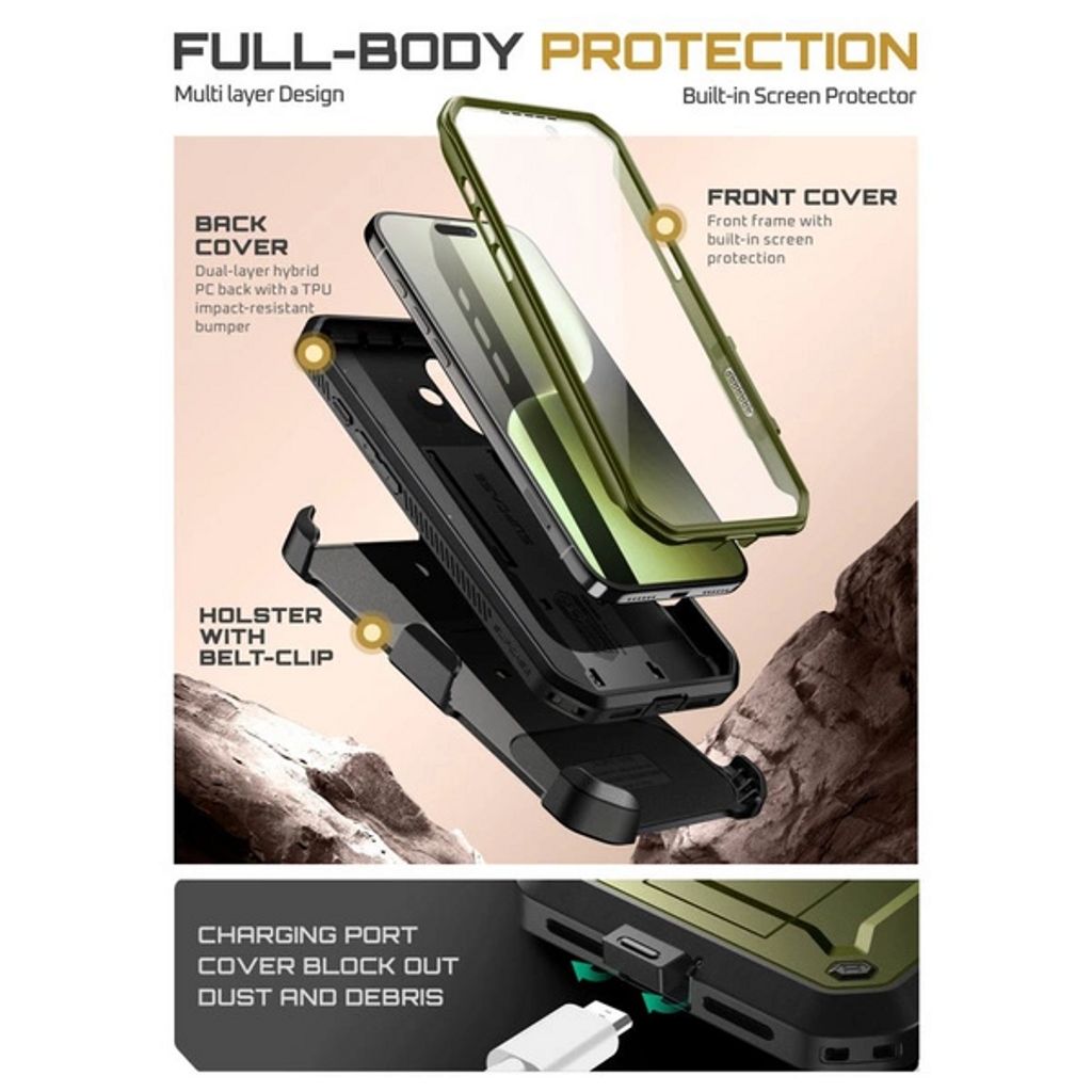 Supcase UB Pro Case for iPhone 17 - Green