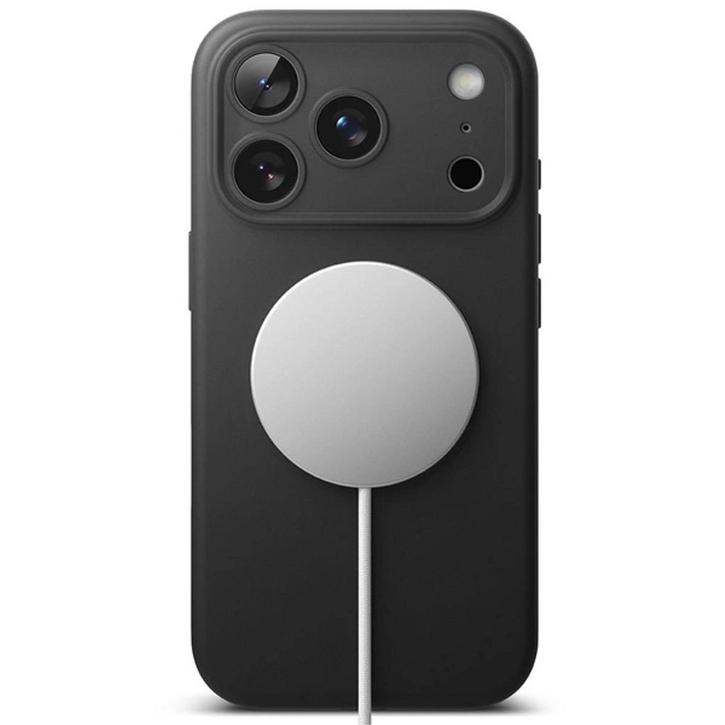Ringke Silicone Magnetic MagSafe Case for iPhone 17 Pro - Black