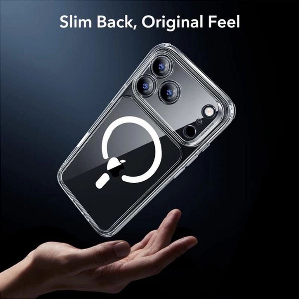 ESR Classic Hybrid MagSafe Set Case & Screen Protector for iPhone 17 Pro - Clear