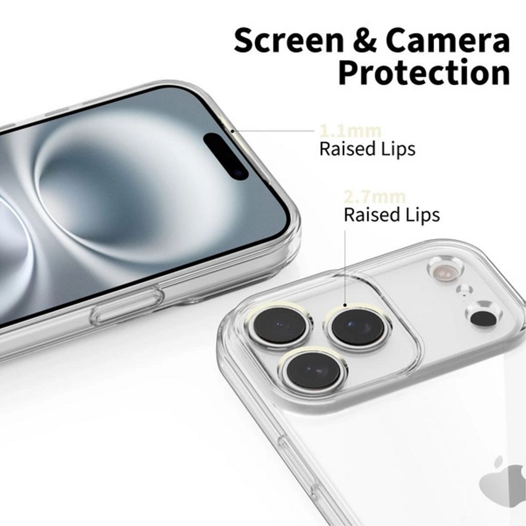 Tech-Protect FlexAir Case for iPhone 17 Pro - Clear