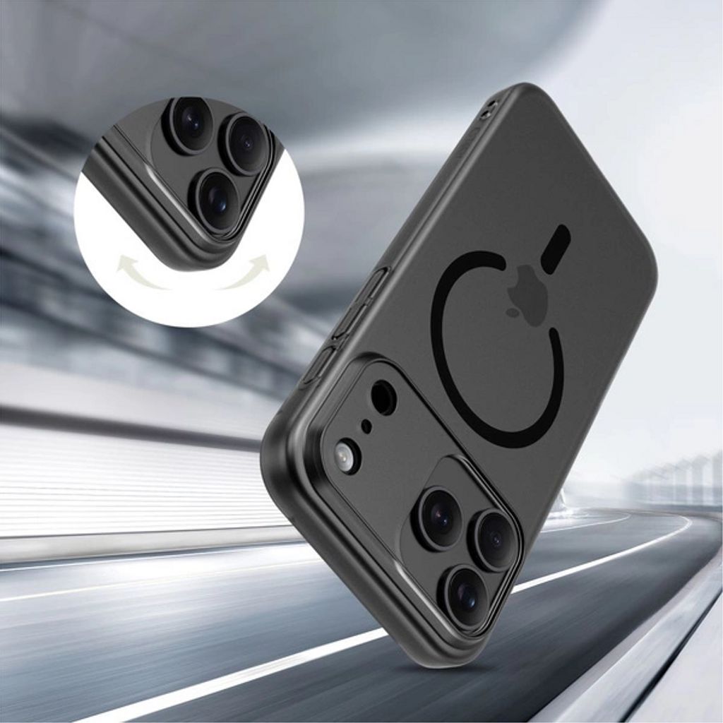 Tech-Protect MagSlim MagSafe Deksel till iPhone 17 Pro - Matte Black