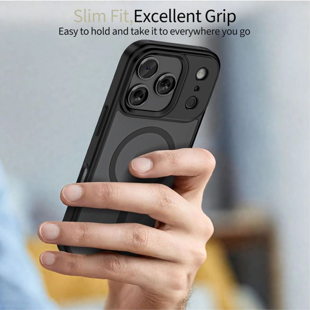 Tech-Protect MagMat MagSafe Case for iPhone 17 Pro - Matte Black
