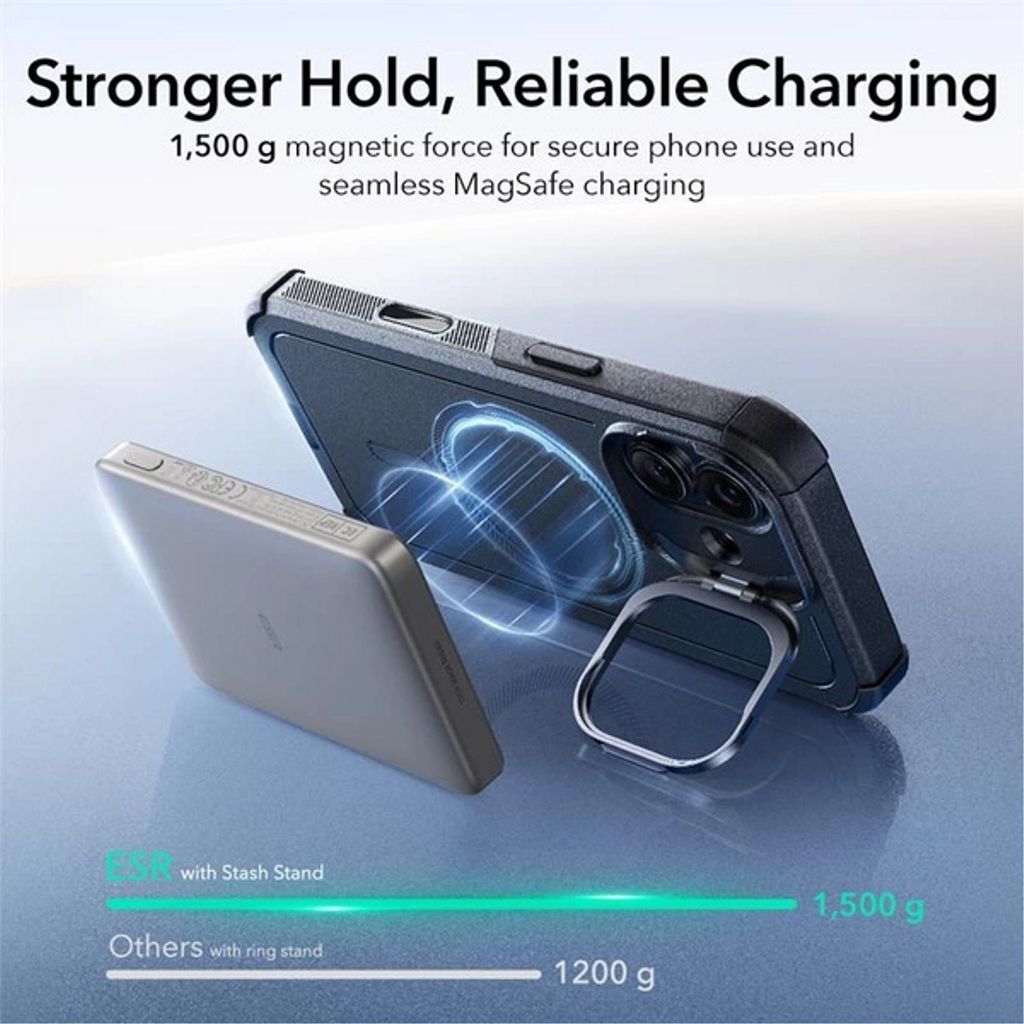 ESR Cyber Kickstand MagSafe Case for iPhone 17 - Black