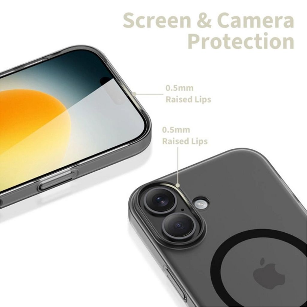 Tech-Protect MagSlim MagSafe Deksel till iPhone 17 - Matte Black
