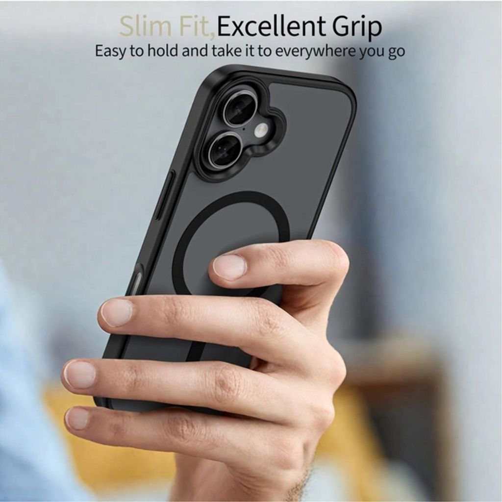 Tech-Protect MagMat MagSafe Case for iPhone 17 - Matte Black