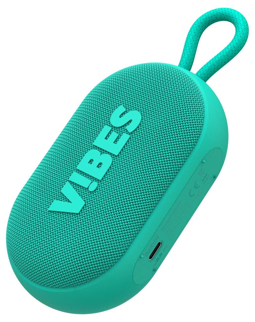 Exibel Vibes kannettava langaton kaiutin, vedenpitävä - turkoosi