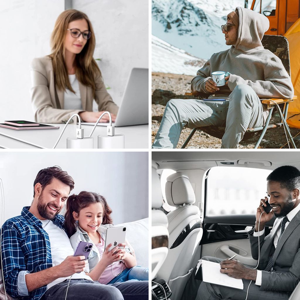 SiGN USB 2.0 -kaapeli Lightning-liittimellä 2.1A, 12W, 1m - Valkoinen