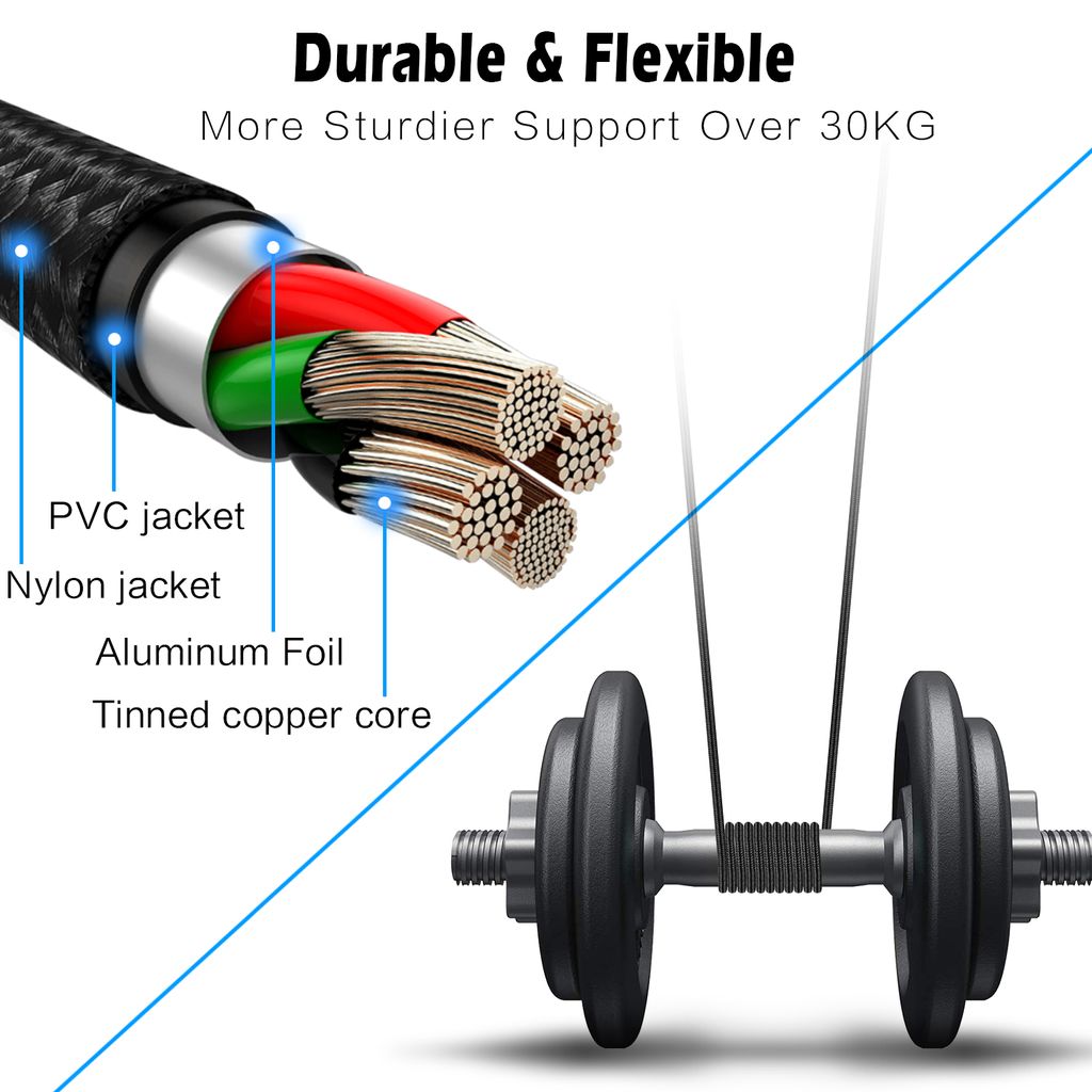 SiGN Cafule QC 3.0, USB-C PD, 3A, 60W, USB-C- USB-C-kaapeli 2m - Musta