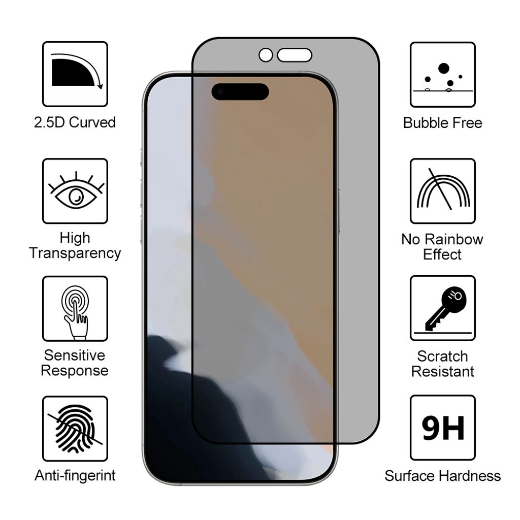 SiGN Skjermbeskytter iPhone Air – EZ Apply med støvfri applikator