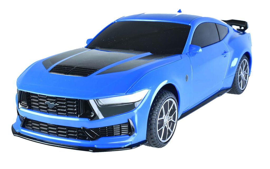 Taiyo Radio-ohjattava auto Ford Mustang GTD Dark Horse 1:18 – sininen