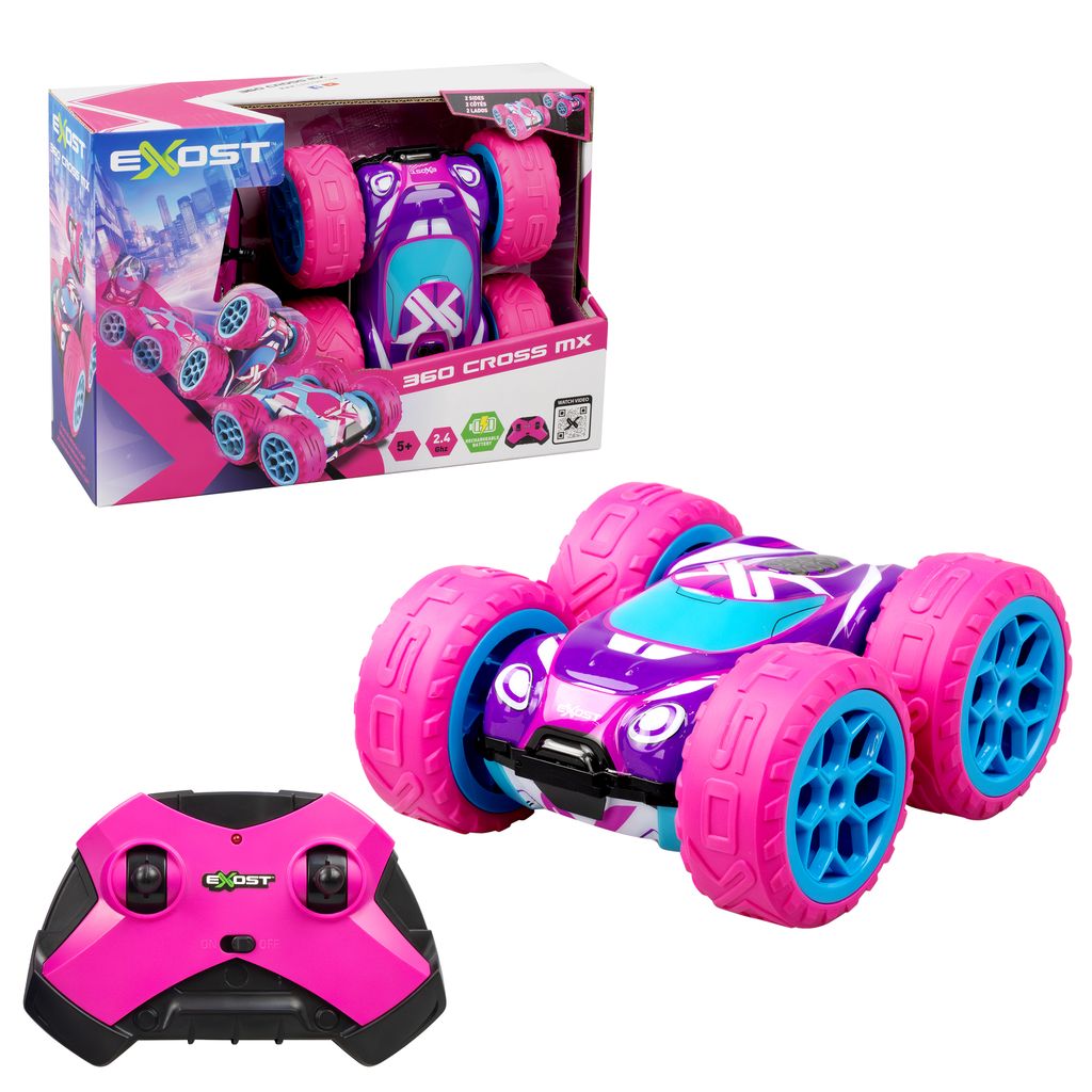 Silverlit 360 Cross MX radio-ohjattava auto – pinkki/violetti