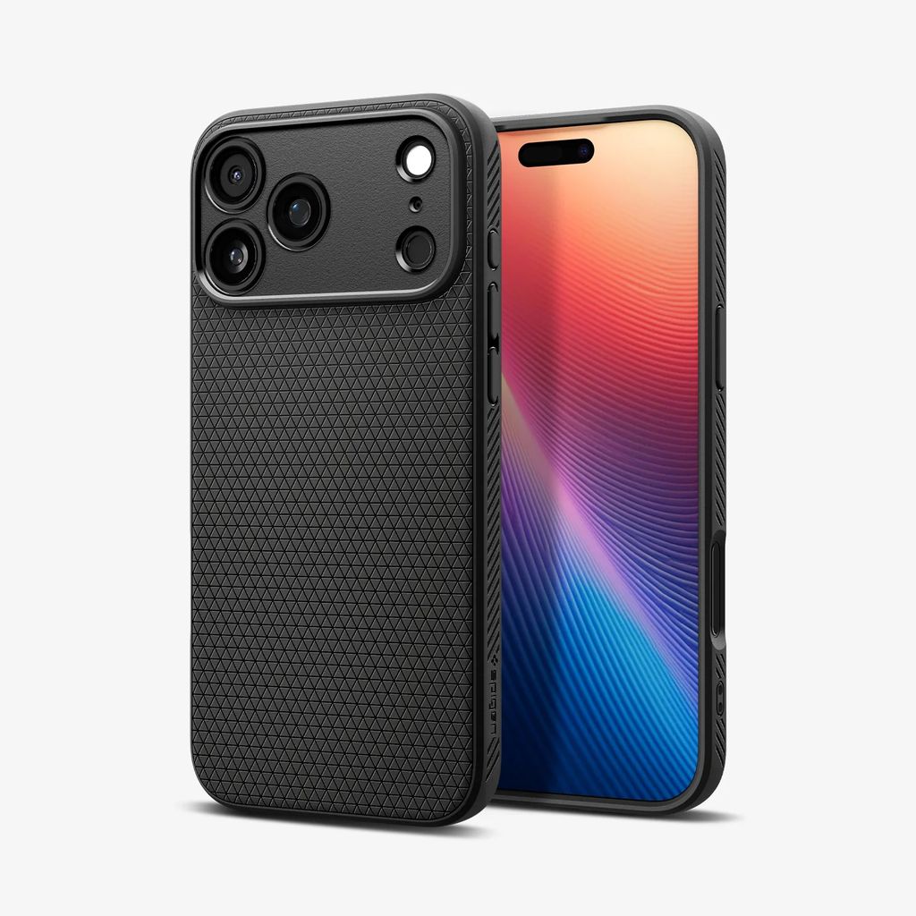 Spigen iPhone 17 Pro Liquid Air Case - Matte Black