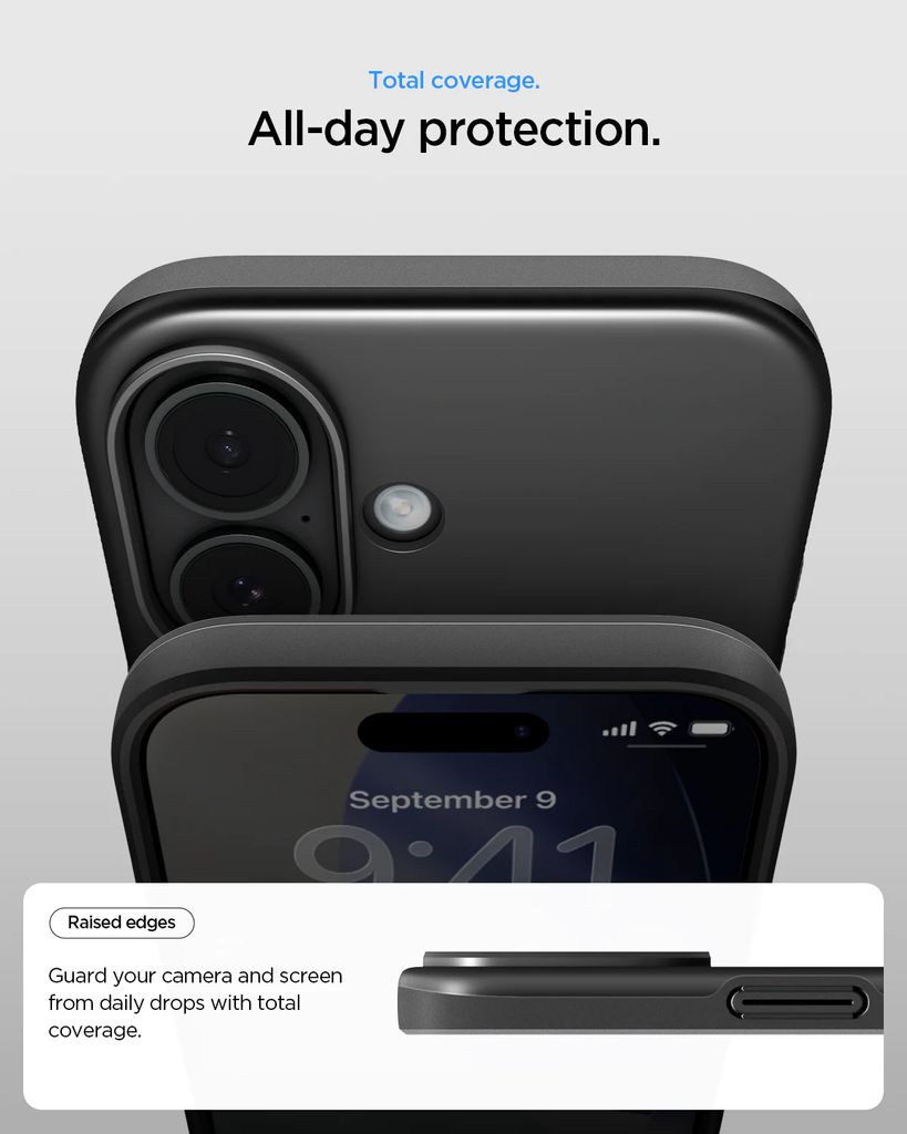 Spigen iPhone 17 Thin Fit MagFit Deksel - Svart
