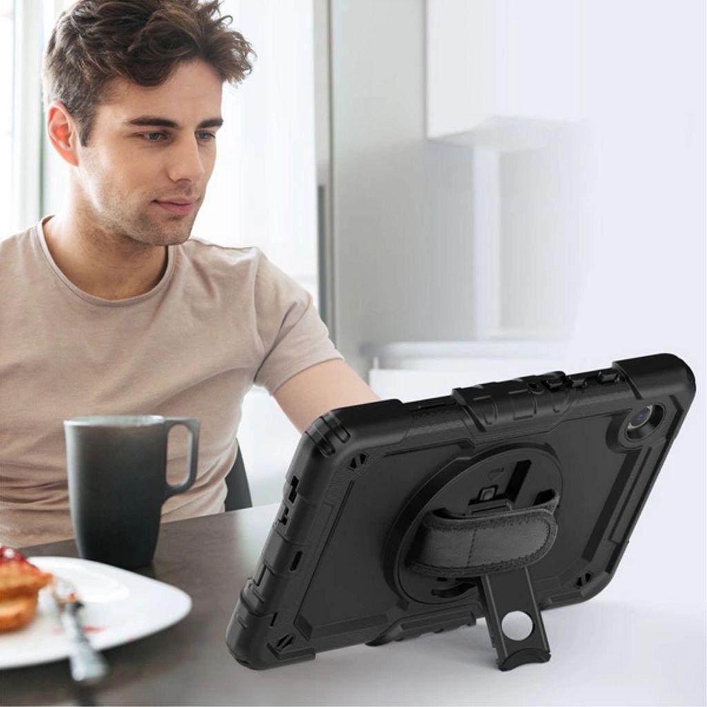 Tech-Protect Solid360 -kuori Samsung Galaxy Tab A9 Plus 11.0":lle - musta