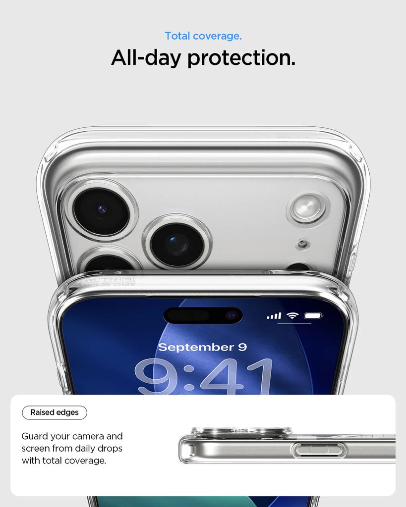 Spigen iPhone 17 Pro Max Ultra Hybrid MagFit Case - Clear White