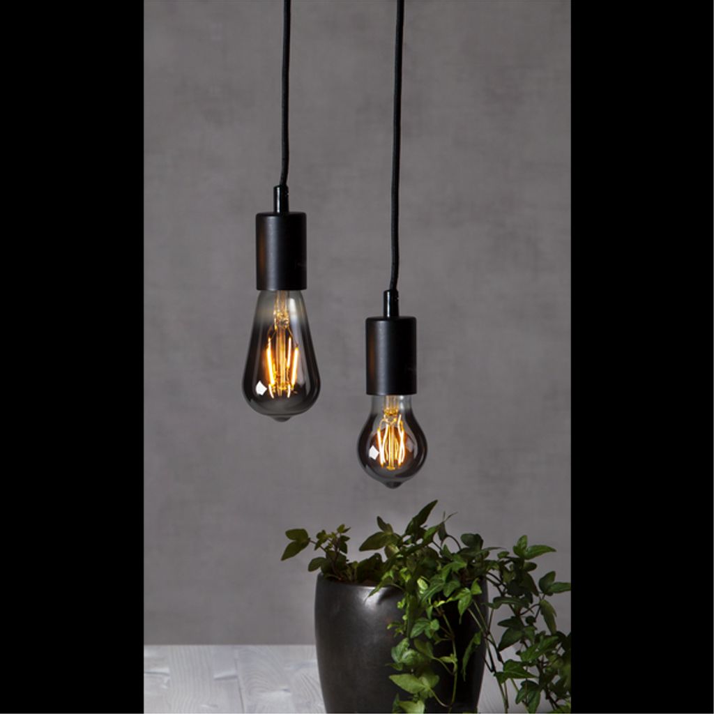 LED-lampa E27 ST64 Plain Smoke