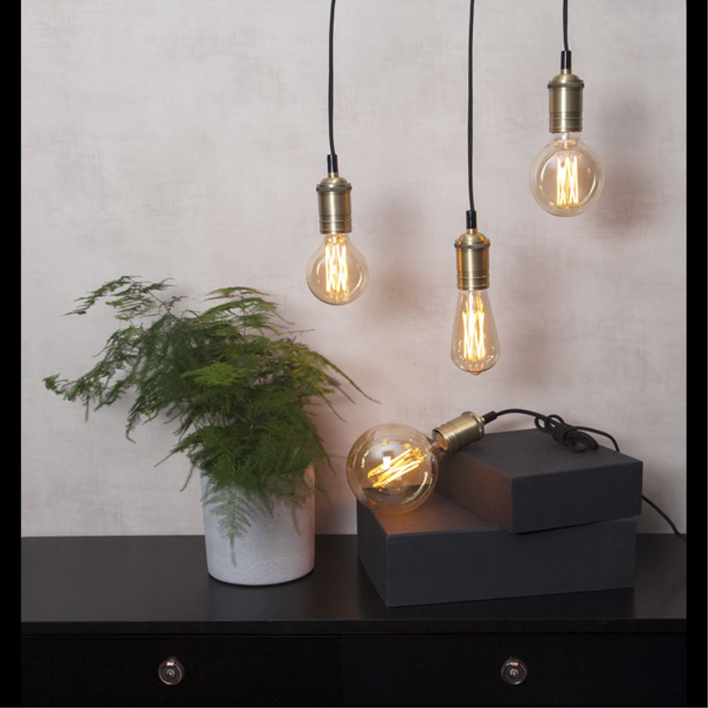 LED-lampa E27 ST64 Vintage Gold