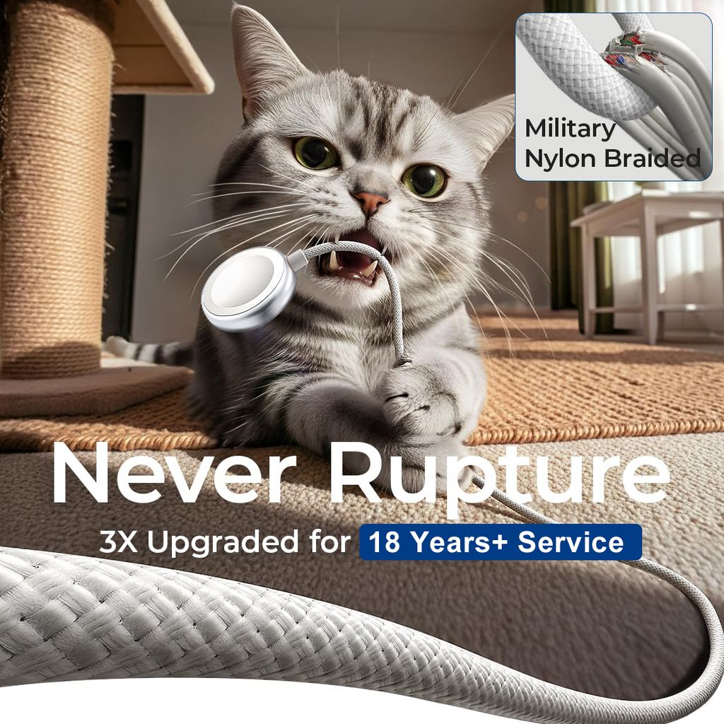 SiGN magnetisk trådløs lader MagSafe for Apple Watch, USB-C, 5W – hvit