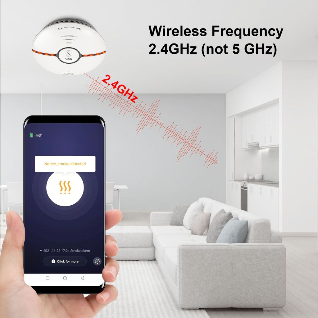 SIGN Smart WiFi -palohälytys