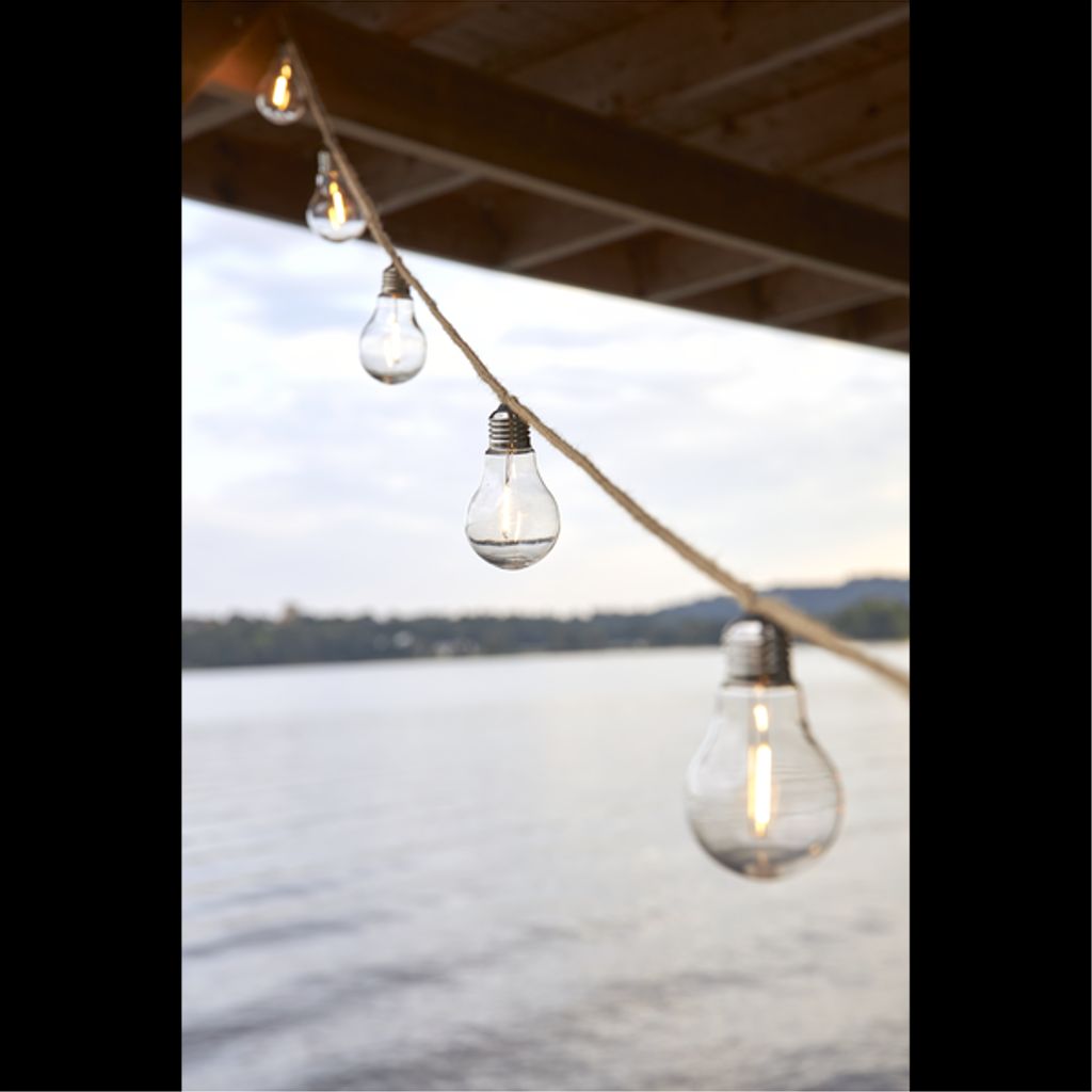 Star Trading ljusslinga Jutta outdoor – beige