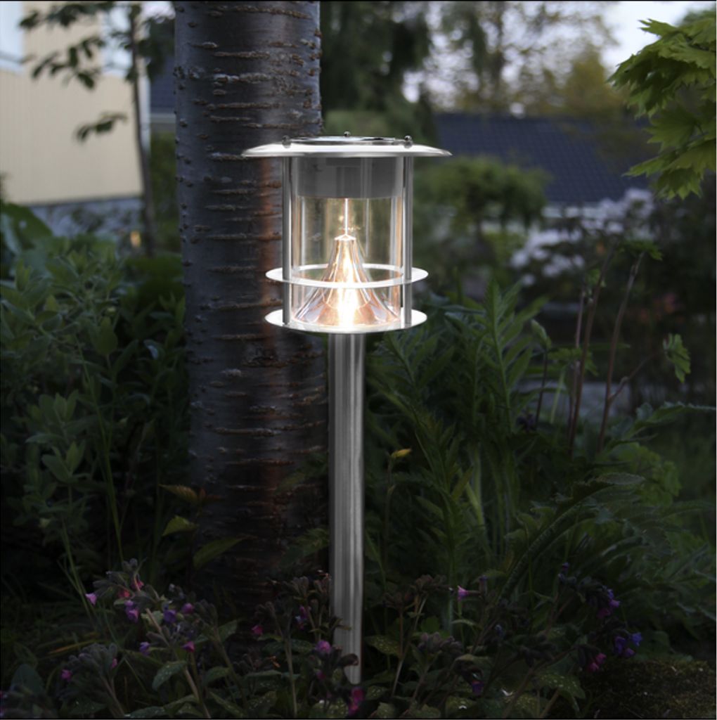 Star Trading solcellspollare Valencia – silver