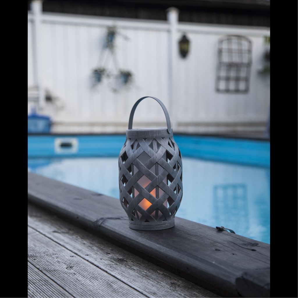 Star Trading solcellslykta Flame – grå