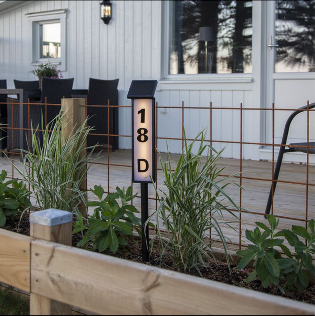 Star Trading solcellspollare Pathy – svart