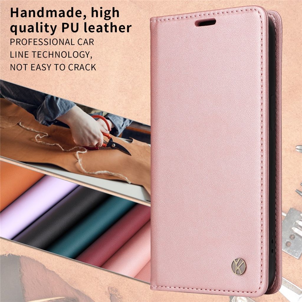 YIKATU iPhone 17 Wallet cover - Rose Gold