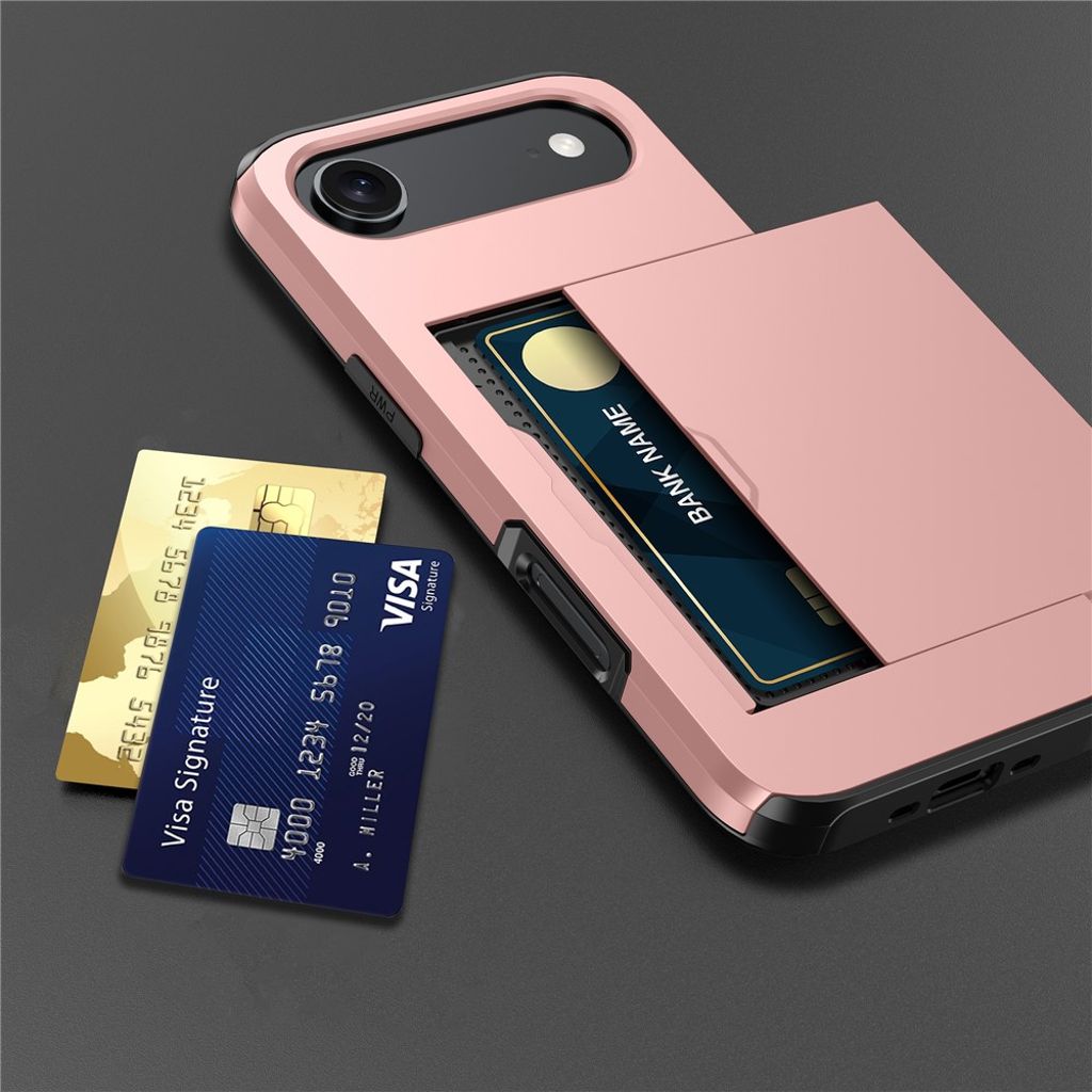 iPhone 17 Air Kuori, Korttipaikka - tumman sininen