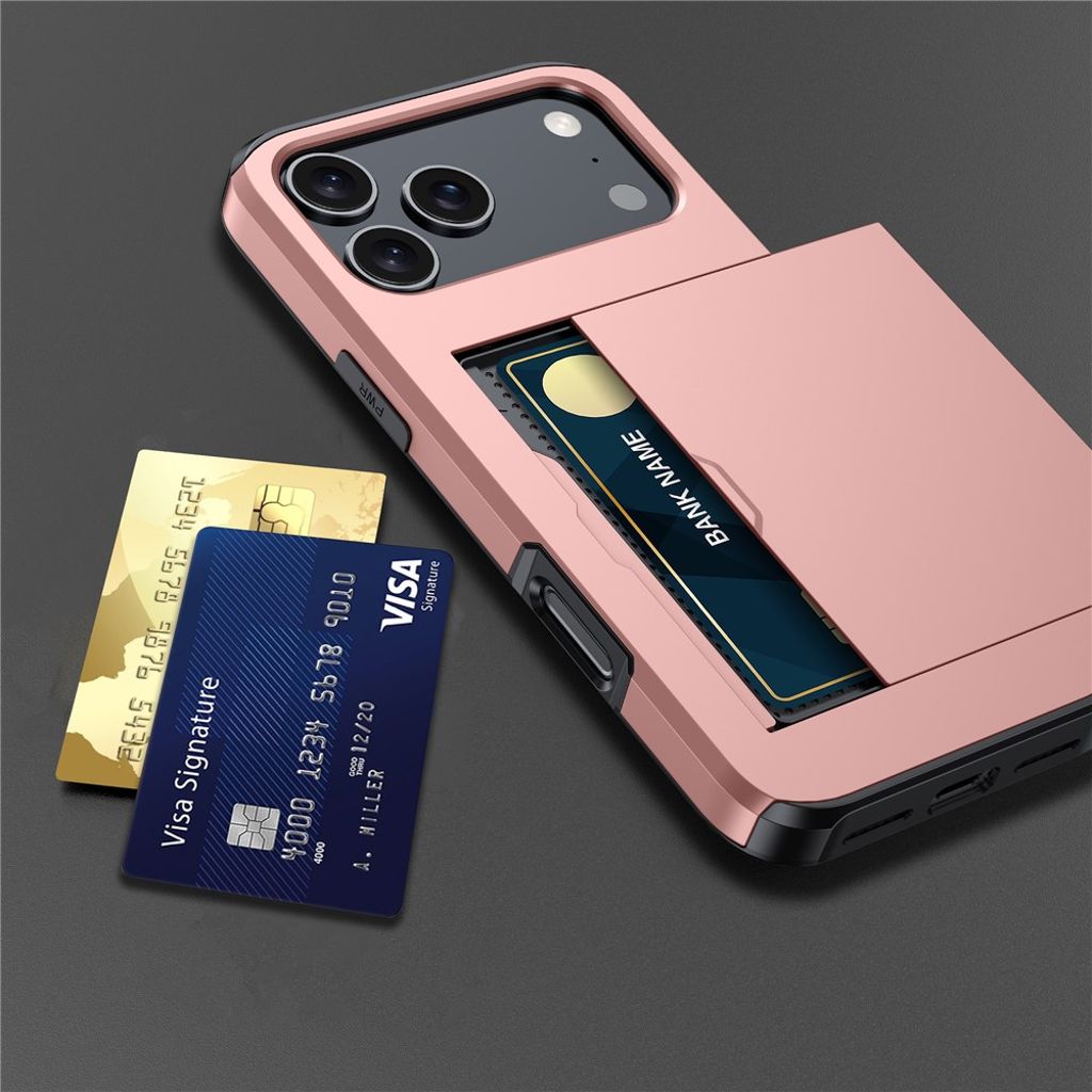 iPhone 17 Pro Max Deksel med kortspor - Mørkblå