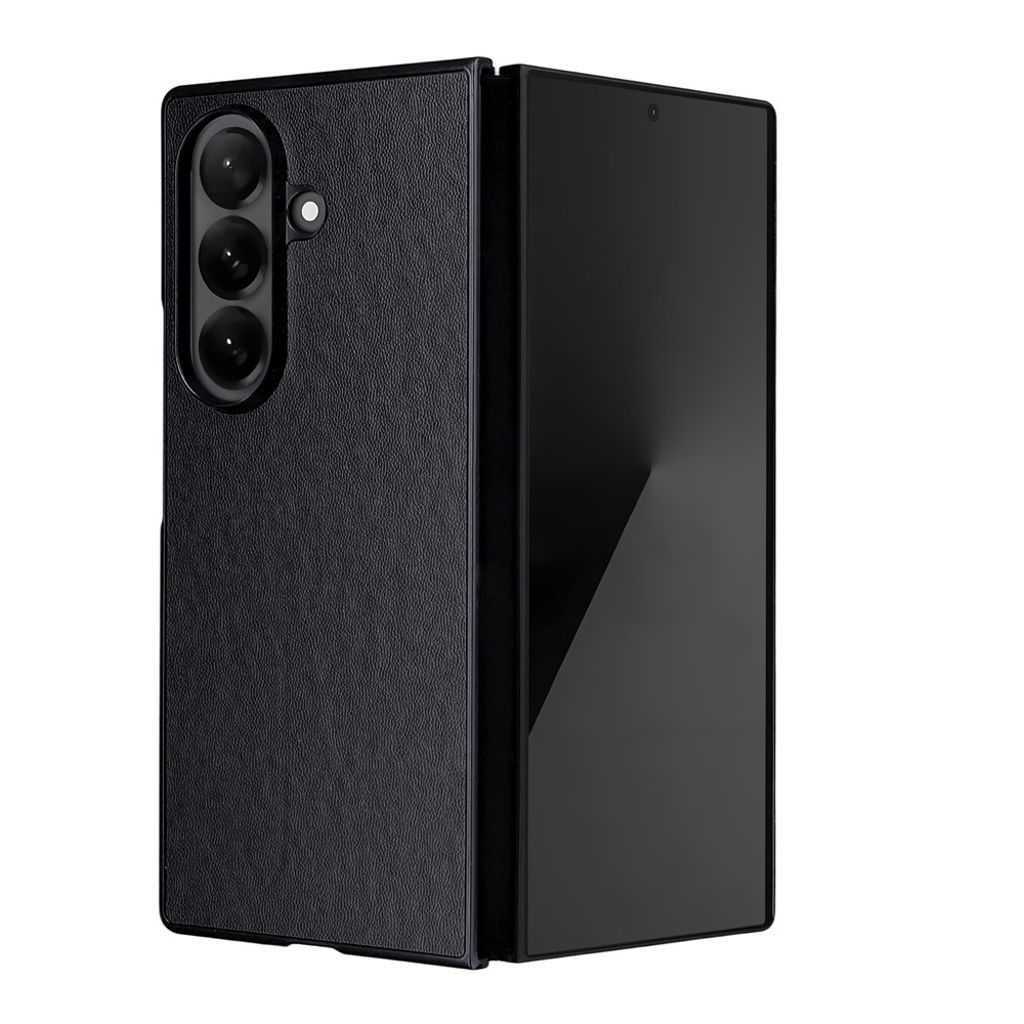 Samsung Galaxy Z Fold7 5G Skal i PU-läder - Svart