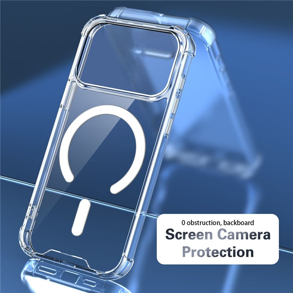 iPhone 18 Pro MagSafe-cover med 2x skærmbeskyttelse + 2x kameralinsebeskyttelse