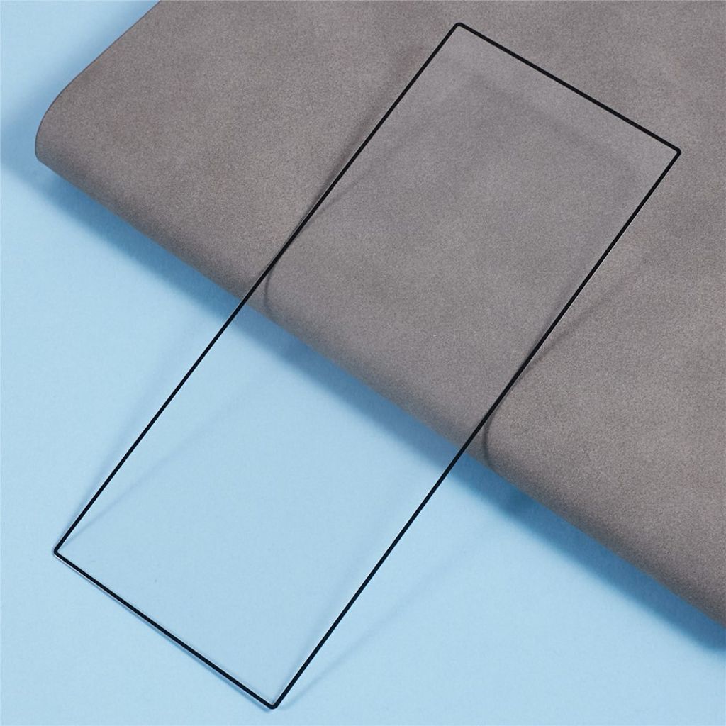 Skjermbeskytter til Samsung Galaxy Z Fold7 5G –  sort kant, herdet glass (ytterskjerm)