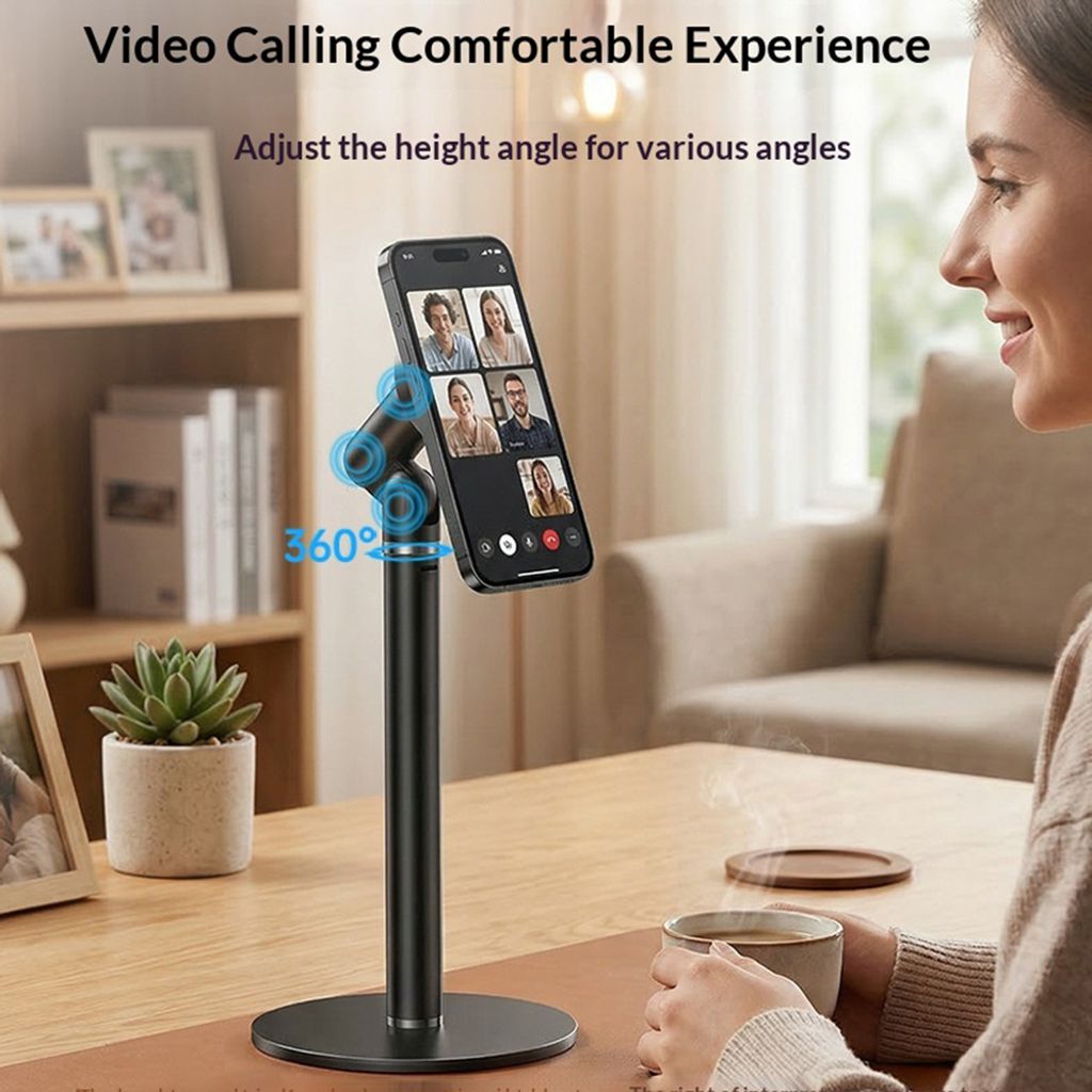 Yesido C303 Magnetisk Smarttelefonholder for Skrivebord - Svart