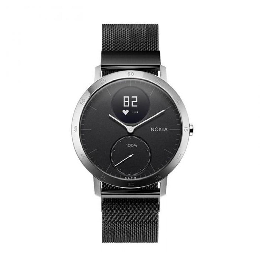 Garmin Vivoactive 4s/Vivomove 3S etc. Milanese Klokkereim - Svart