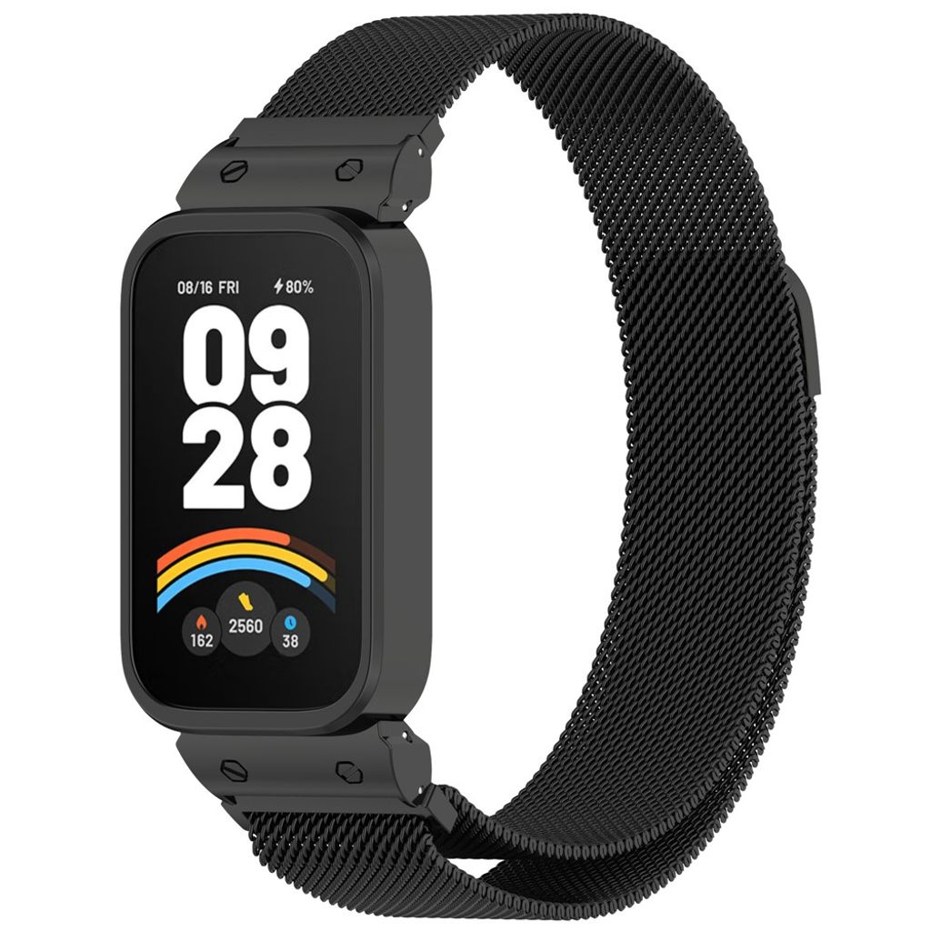 Xiaomi Redmi Band 3/Smart Band 9 Aktiv Klokkereim - Svart