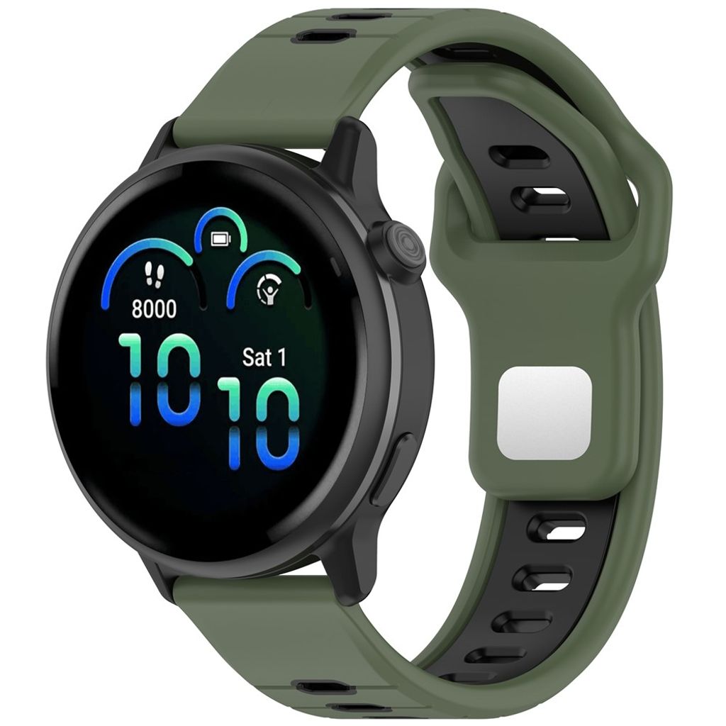 Garmin Vivoactive 6/Approach S50/Venu etc. Urrem – Grøn/Sort