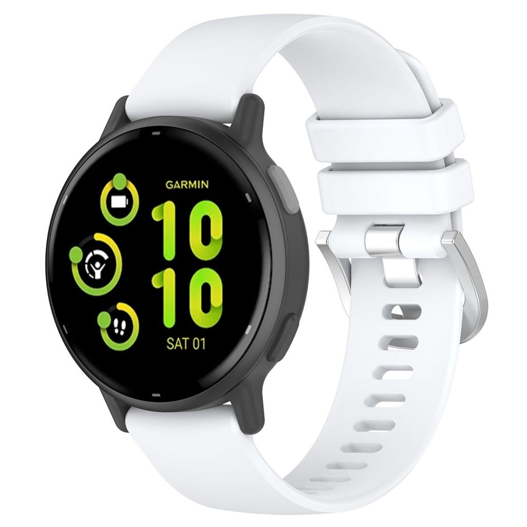 Garmin Vivoactive 5 Urrem Silikone – Hvid