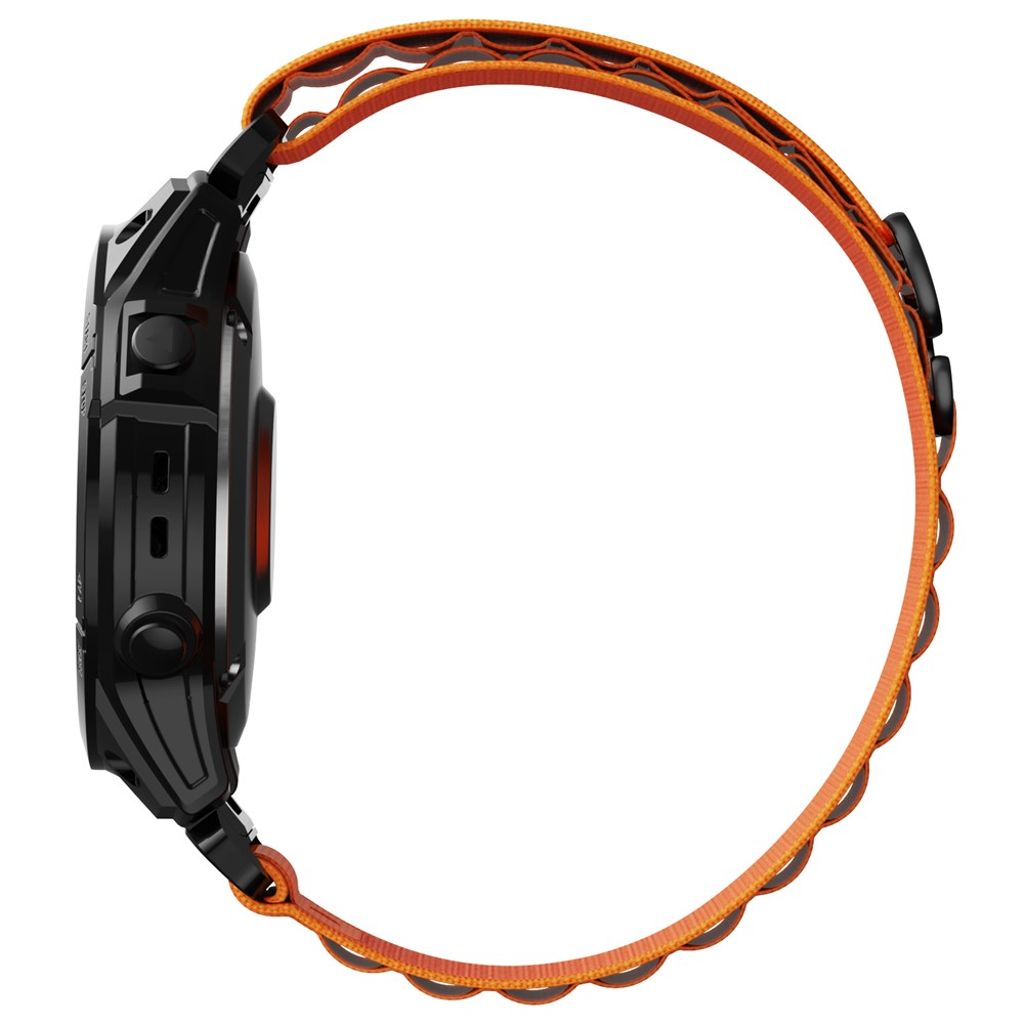 Garmin Fenix 8 Pro/7X/7X Solar/Tactix 7 Pro osv. Urrem Nylon – Orange