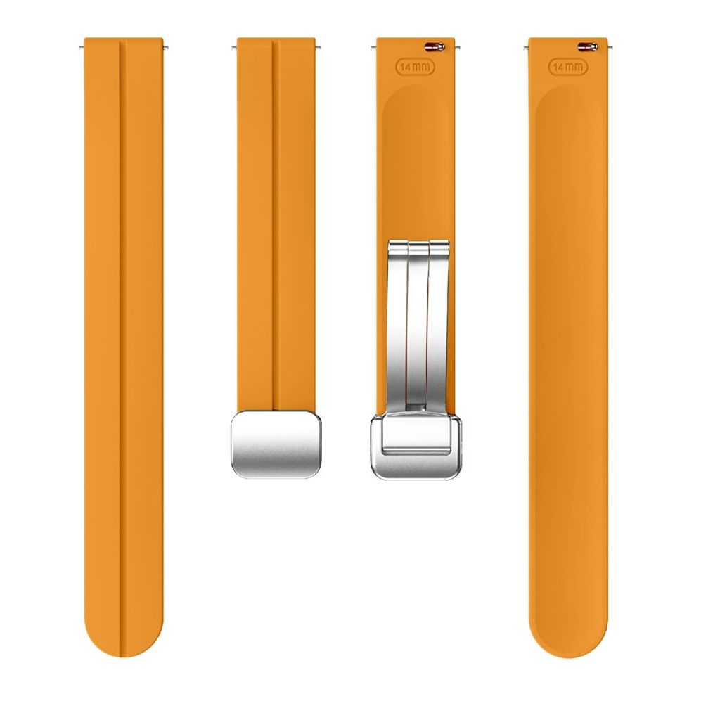 Garmin Lily 2 klokkerem i silikon med magnetisk spenne – gul