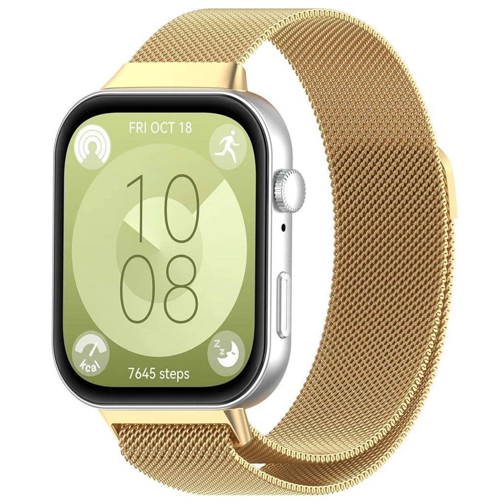 Huawei Watch Fit 3 Milanese Urrem Rustfrit Stål – Guld