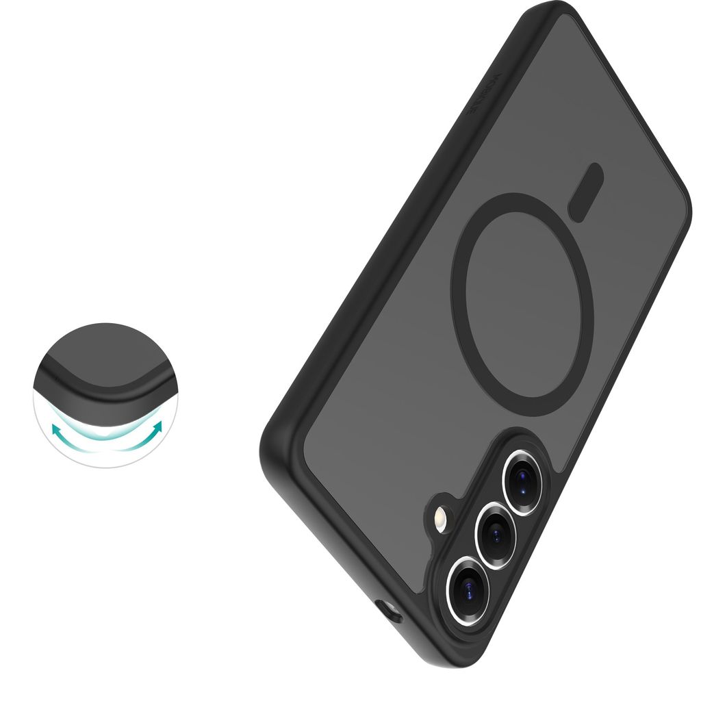 Mobique Samsung Galaxy S26 Plus MagSafe Hybrid Cover - Sort