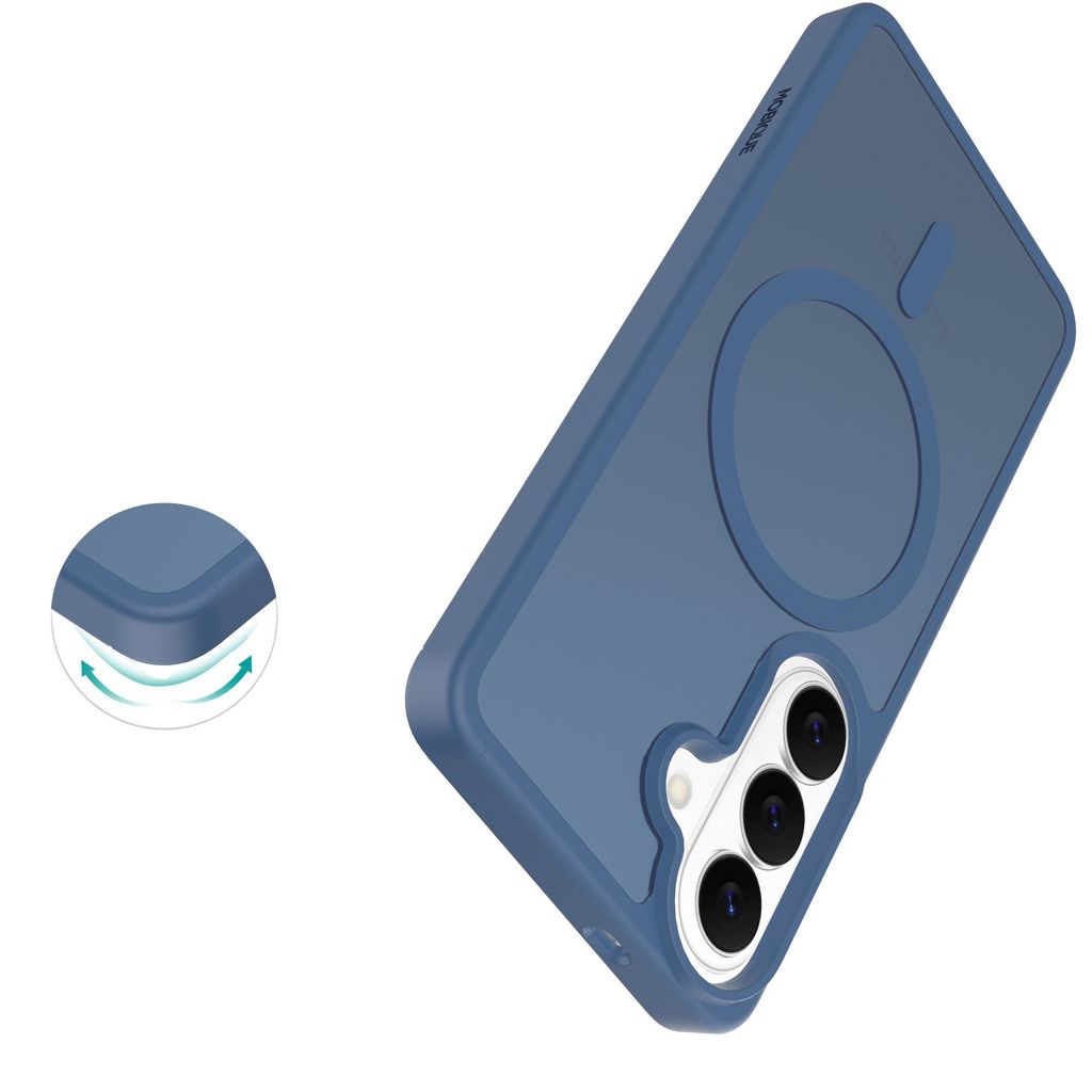 Mobique Samsung Galaxy S26 MagSafe Hybrid Cover - Frostet Blå