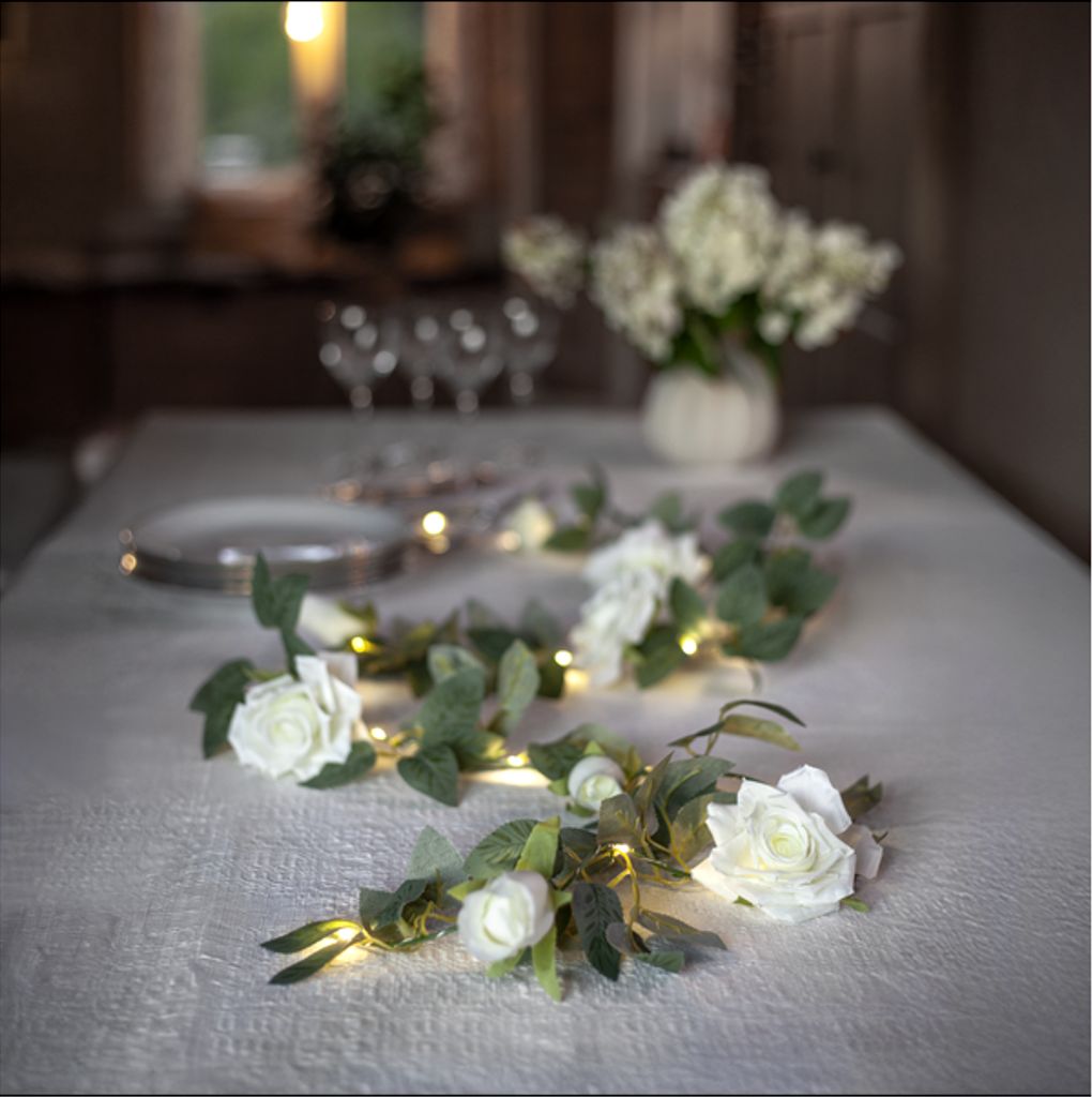 Star Trading lyslenke Roza – hvit