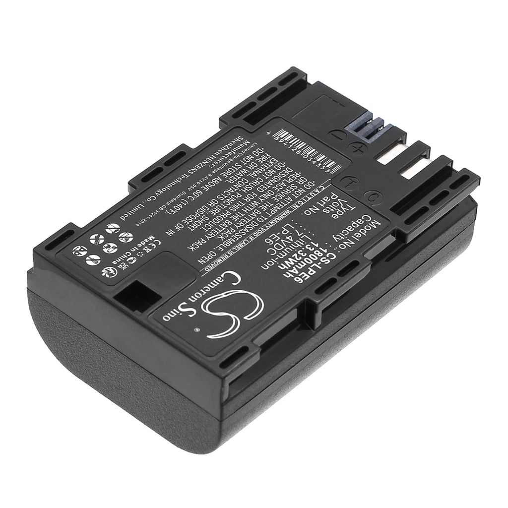 Akku Canon LP-E6:lle jne. - 2 kpl pakkaus