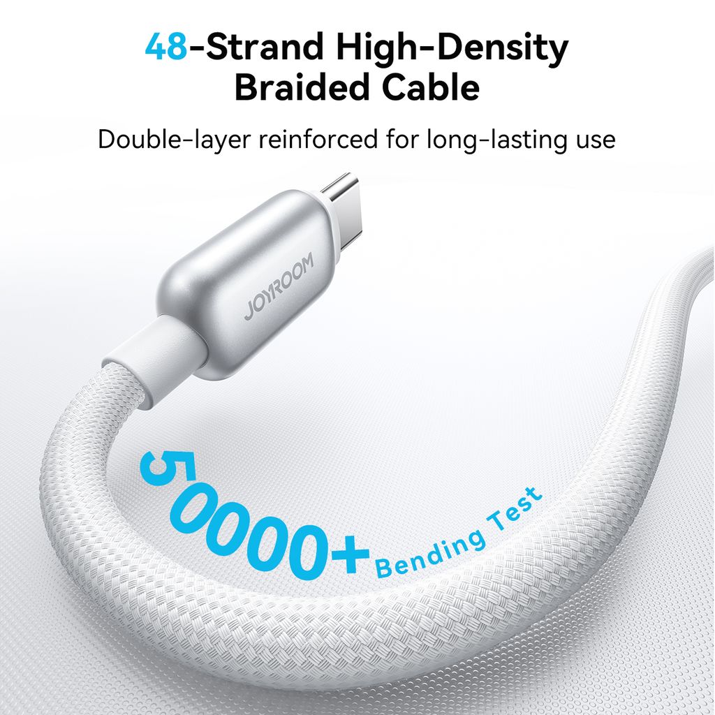 Joyroom USB-C till Lightning Snabbladdningskabel 30W, 1,2m - Vit