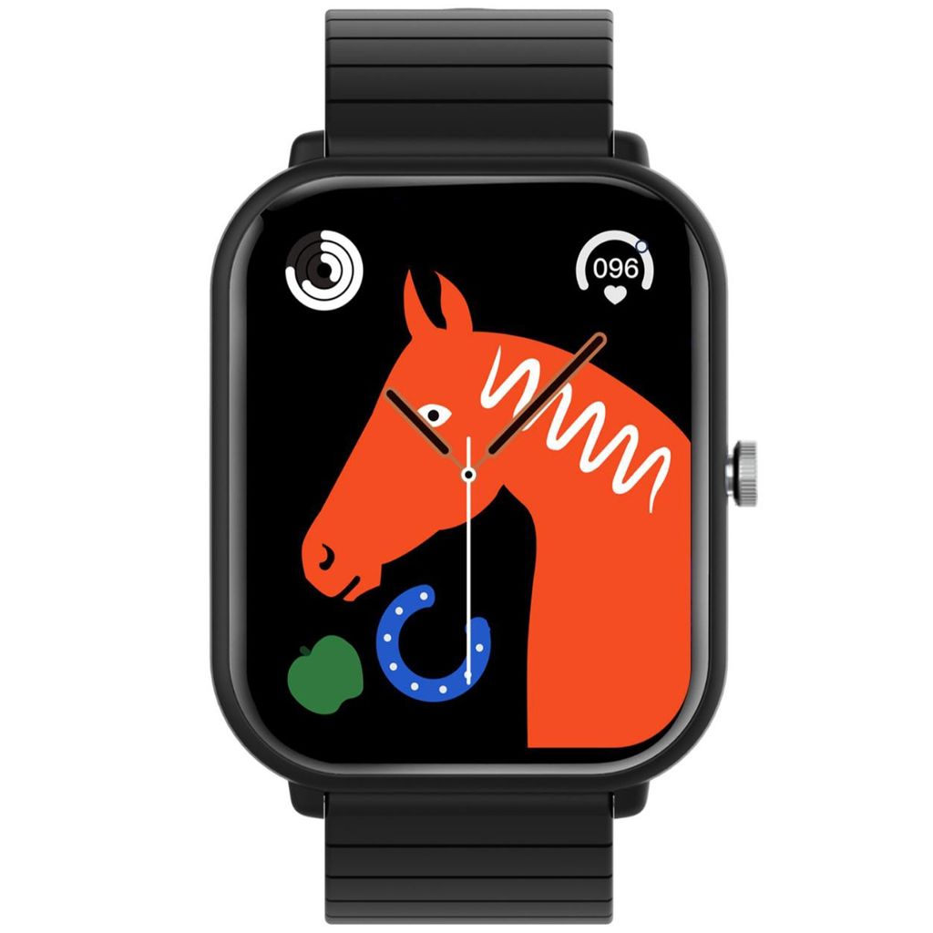 Celly TRAINERMATE2 Smartwatch – Rektangulær urskive, Sort