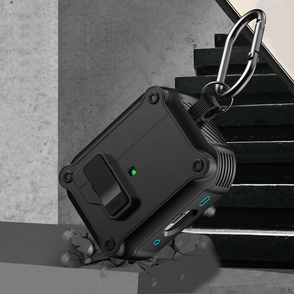 Eagle Skyddsfodral för AirPods Pro 3 – Svart