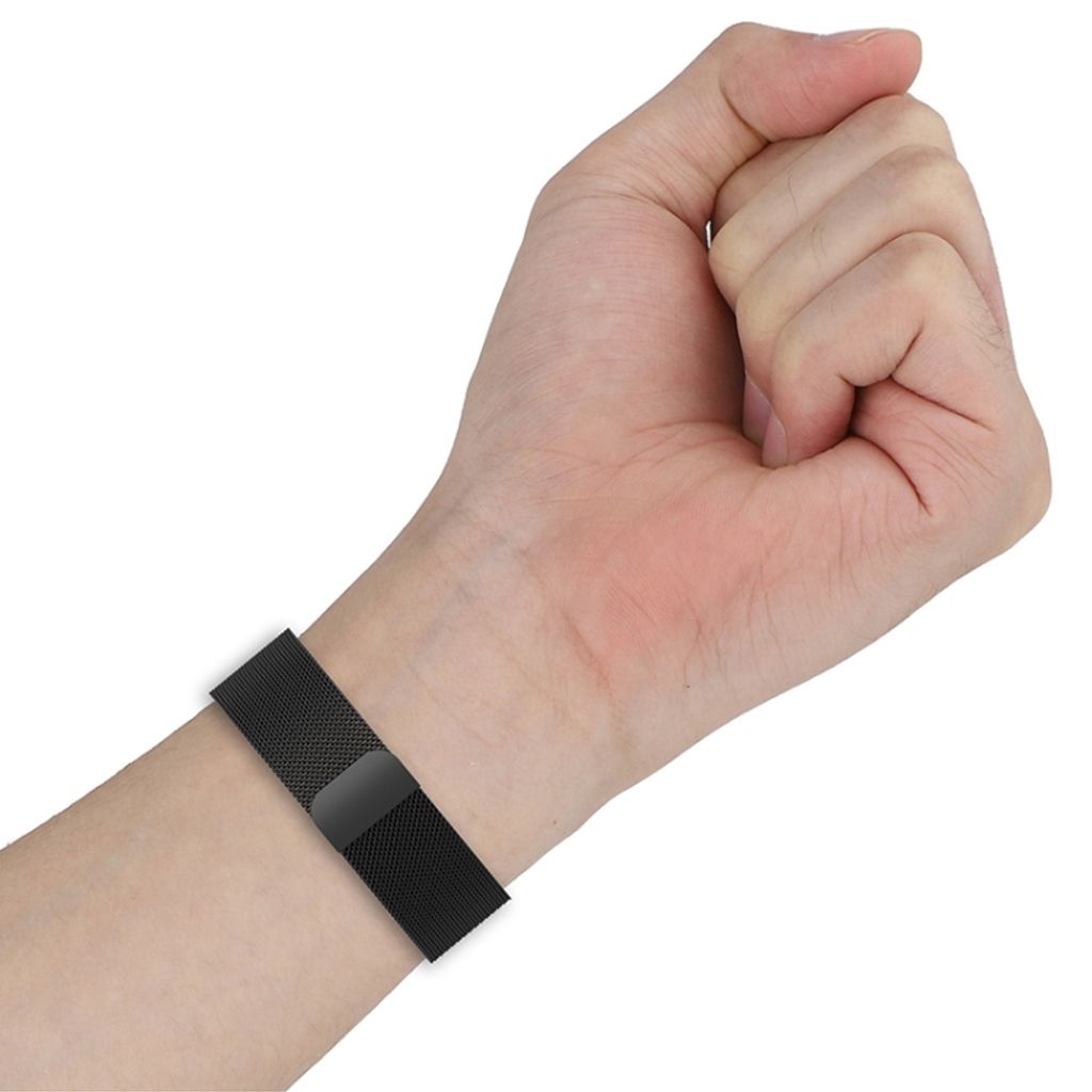 Garmin Lily 2 Kockarmband milanese i rostfritt stål - Svart