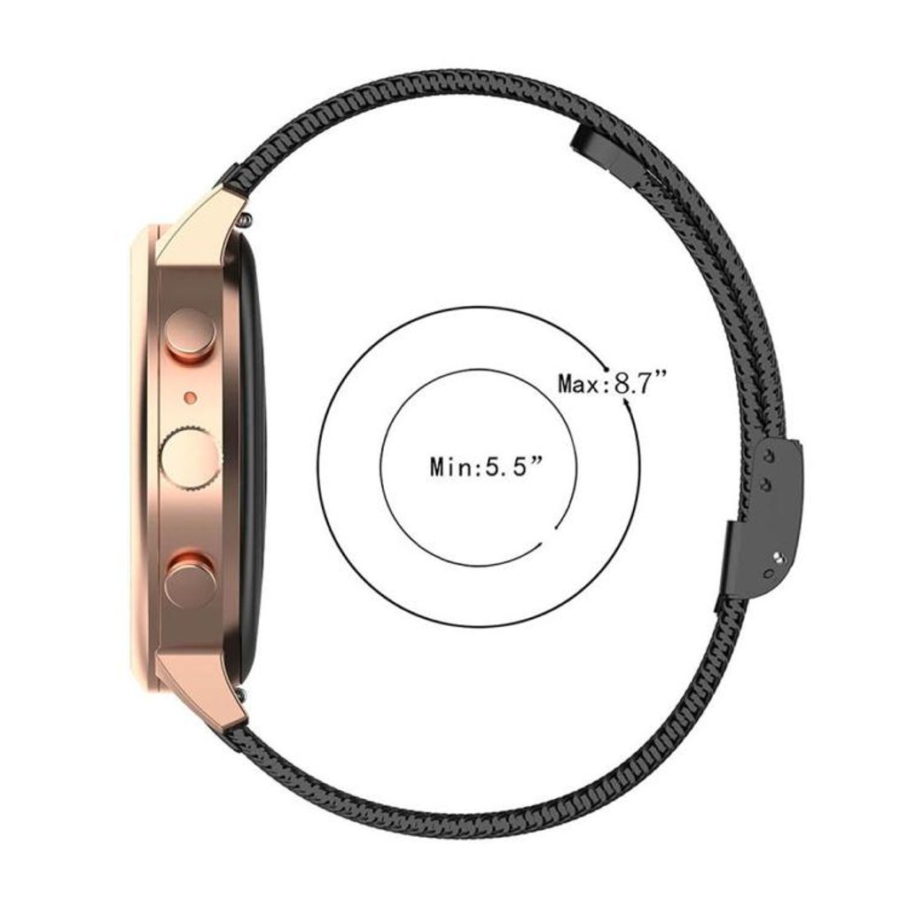 Garmin Lily 2 Kockarmband milanese i rostfritt stål - Silver
